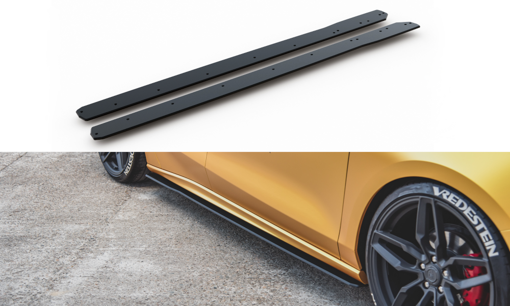 Maxton Design Racing Durability Side Skirts Diffusers Ford Focus ST / ST-Line Mk4