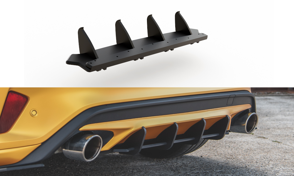 Maxton Design Racing Durability Rear Diffuser Ford Focus ST Mk4