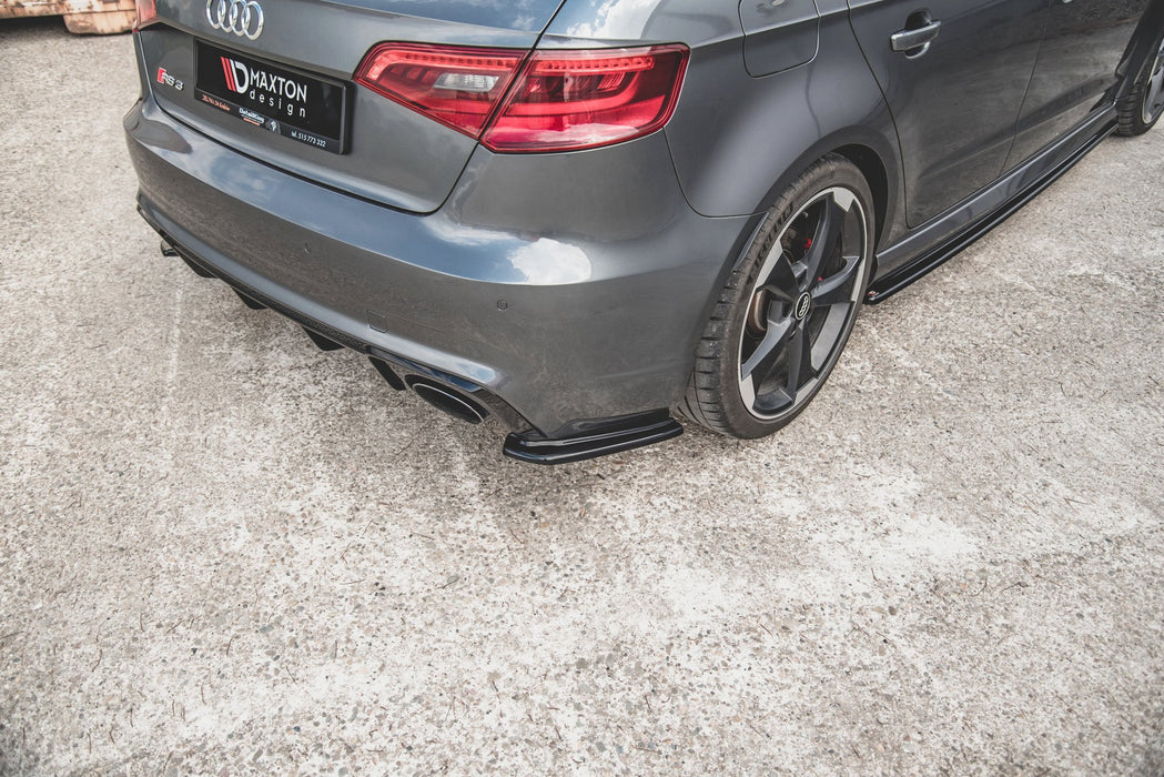 Maxton Design Rear Side Splitters V.1 Audi RS3 8V Sportback