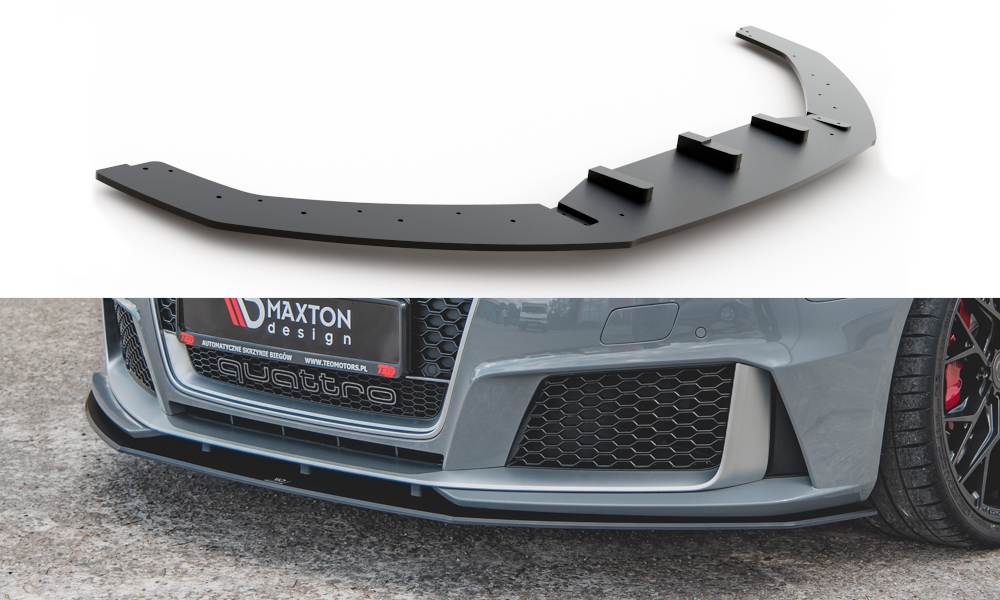 Maxton Design Racing Durability Front Splitter Audi RS3 8V Sportback