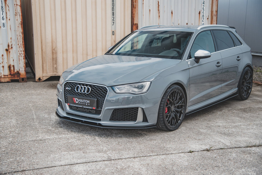 Maxton Design Racing Durability Front Splitter Audi RS3 8V Sportback