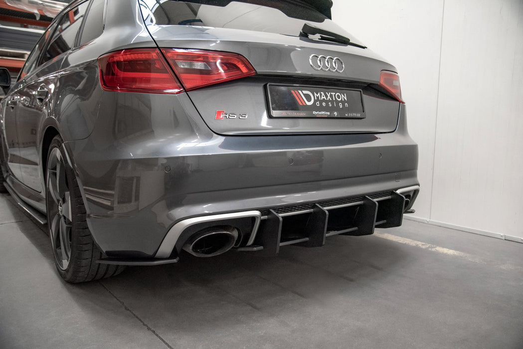 Maxton Design Racing Durability Rear Diffuser V.2 Audi RS3 8V Sportback