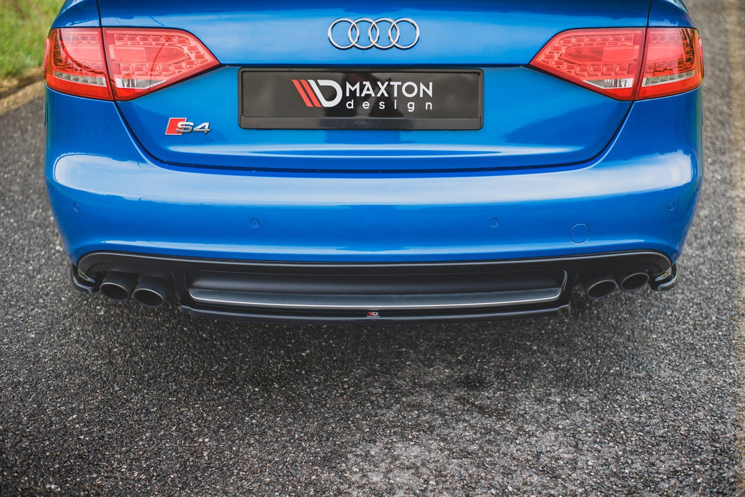 Maxton Design Rear Splitter Audi S4 / A4 S-Line B8 Sedan