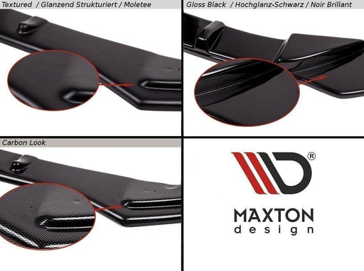 Maxton Design Rear Splitter Audi TT S 8J (without vertical bars)