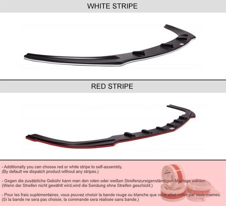 Maxton Design Rear Splitter BMW 1 F20/F21 M-Power (with vertical bars)