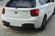 Maxton Design Rear Splitter BMW 1 F20/F21 M-Power (with vertical bars)