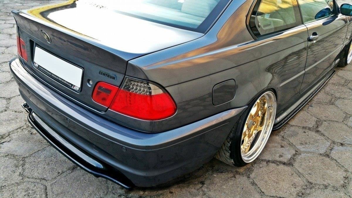 Maxton Design Rear Splitter BMW 3 E46 MPACK COUPE (without vertical bars)