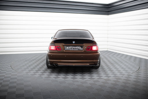 Maxton Design Rear Splitter BMW 3 E46 MPACK COUPE (with vertical bars)