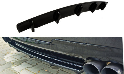 Maxton Design Rear Splitter for BMW 5 F11 M-PACK (fits two double exhaust ends)