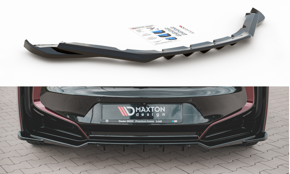 Maxton Design Rear Splitter (with vertical bars) BMW i8