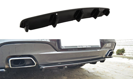 Maxton Design Rear Splitter for BMW 6 Gran Coupé MPACK (with a vertical bar)