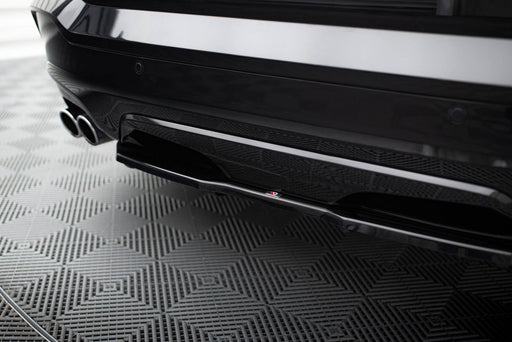 Maxton Design Rear Splitter for BMW X4 M-PACK (with a vertical bar)