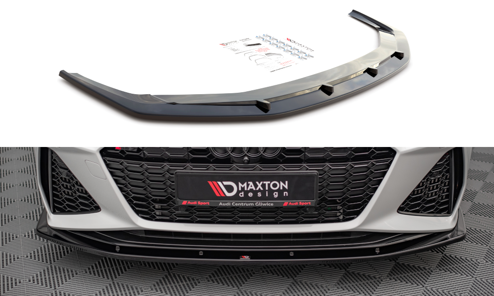 Maxton Design Front Splitter V.2 Audi RS6 C8 / RS7 C8