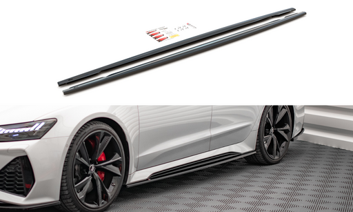 Maxton Design Side Skirts Diffusers V.2 Audi RS6 C8 / RS7 C8