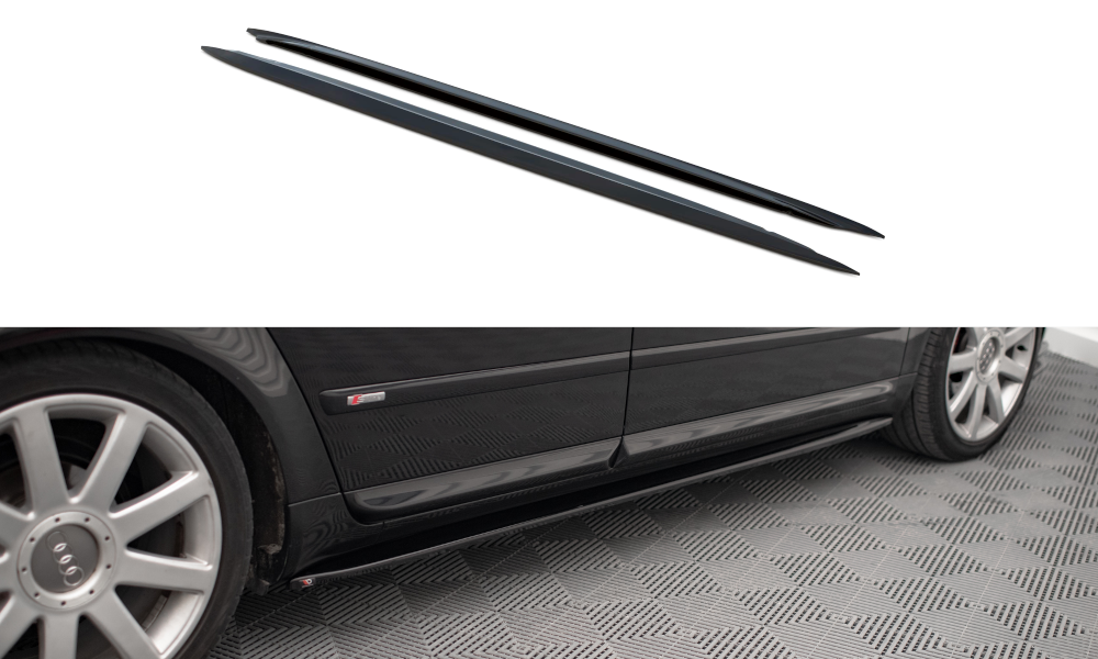 Maxton Design Side Skirts Diffusers V.1 Audi S4 / A4 / A4 S-Line B6 / B7