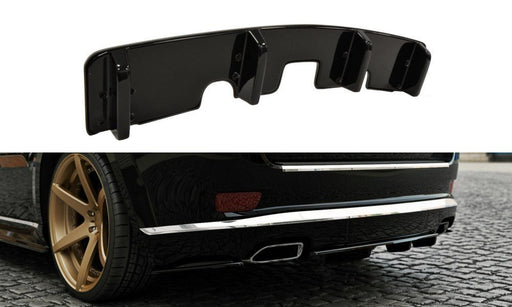 Maxton Design Rear Splitter Jeep Grand Cherokee WK2 Summit FACELIFT (with a vertical bar)