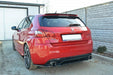 Maxton Design Rear Splitter PEUGEOT 308 II GTI (without vertical bars)