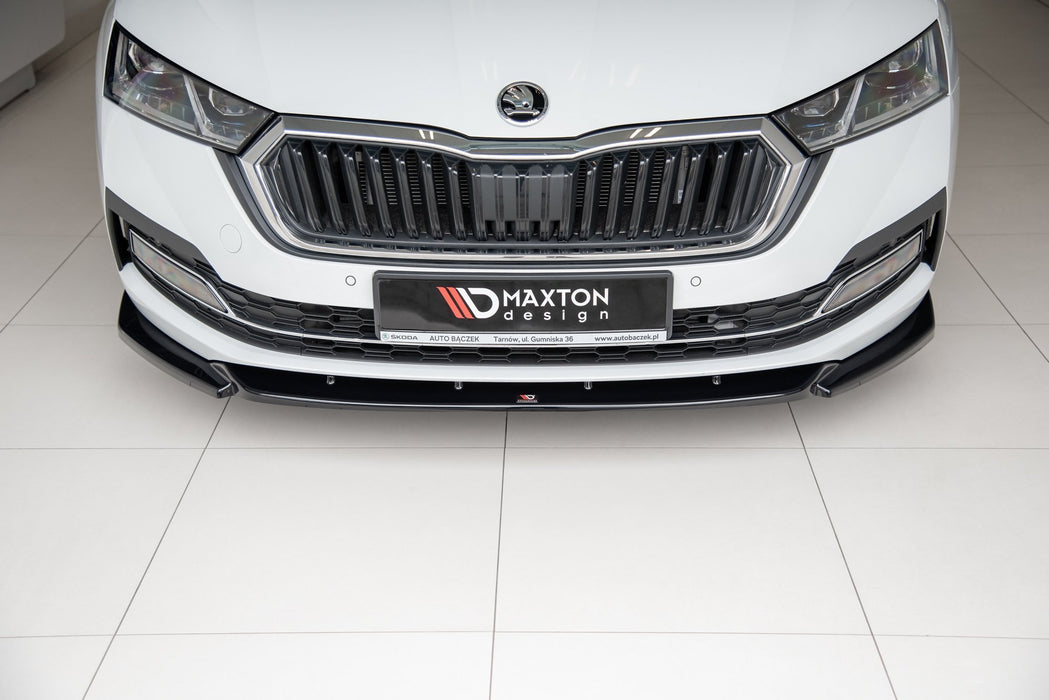 Maxton Design Front Splitter V.1 Skoda Octavia Mk4