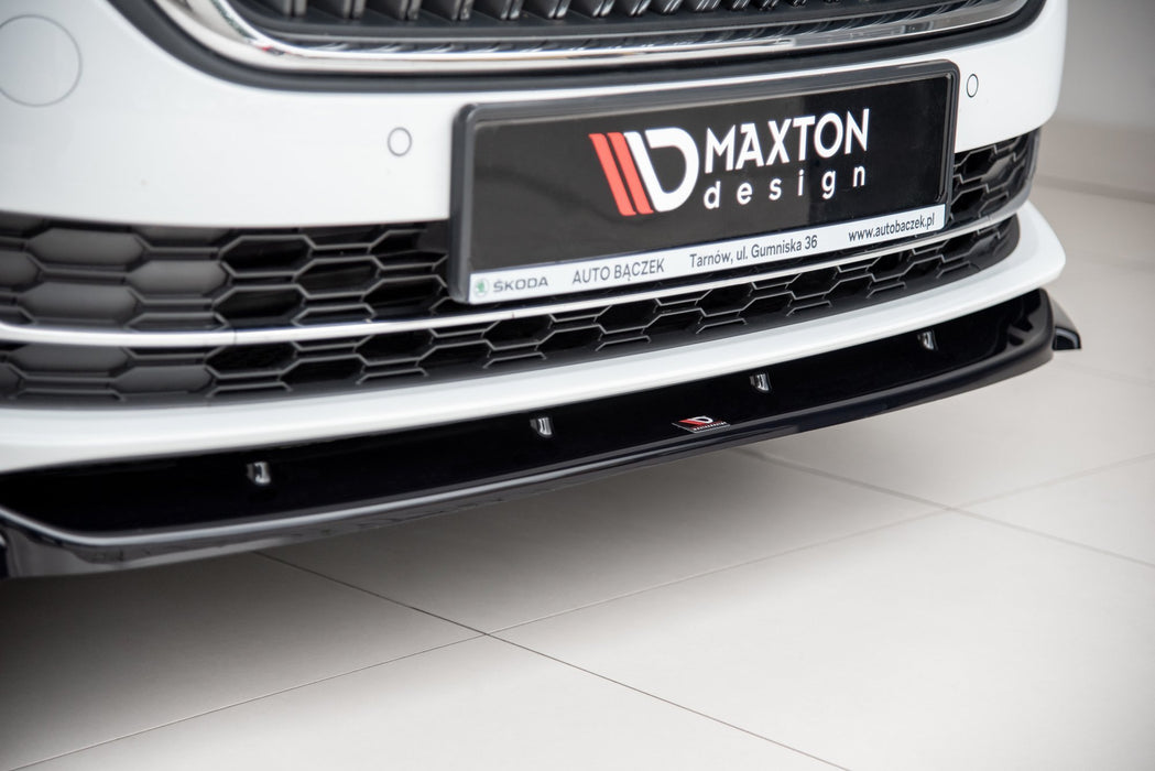 Maxton Design Front Splitter V.1 Skoda Octavia Mk4