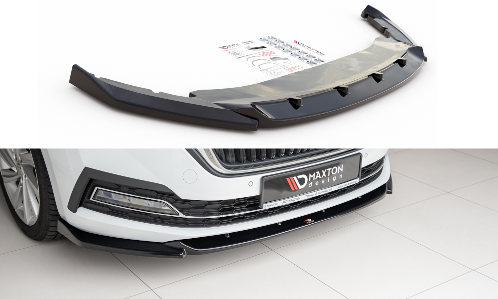 Maxton Design Front Splitter V.1 Skoda Octavia Mk4