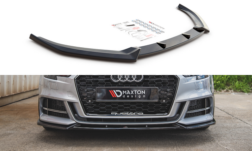 Maxton Design Front Splitter V.3 Audi S3 / A3 S-Line 8V FL Sedan