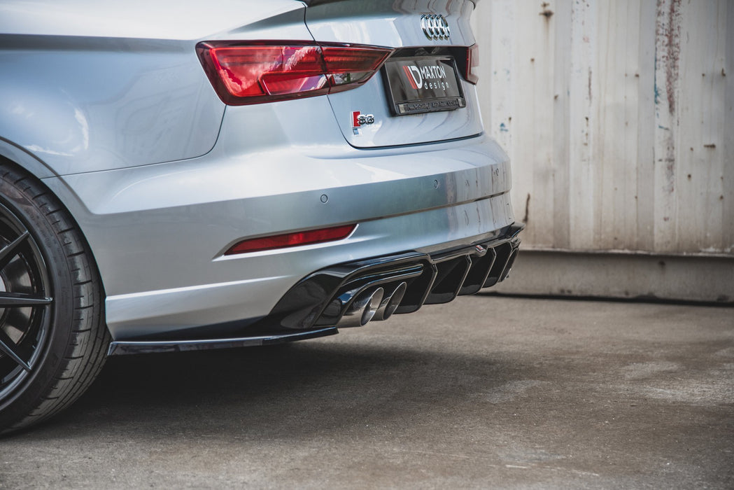 Maxton Design Rear Side Splitters V.2 Audi S3 Sedan 8V Facelift