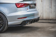 Maxton Design Rear Side Splitters V.2 Audi S3 Sedan 8V Facelift