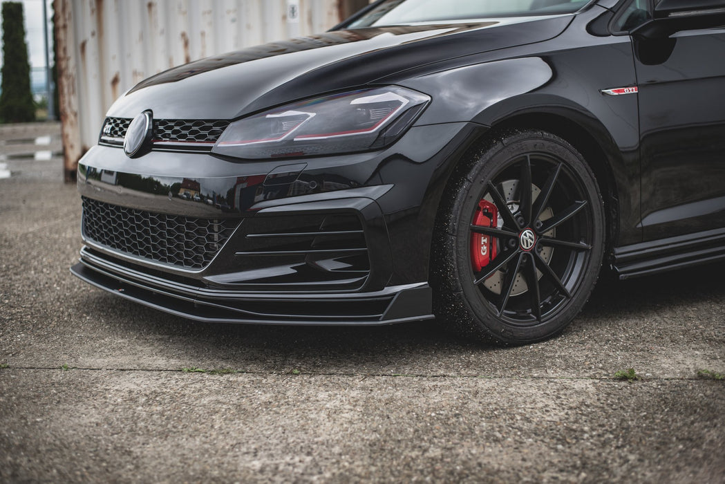 Maxton Design Racing Durability Front Splitter VW Golf 7 GTI TCR