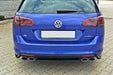 Maxton Design Rear Splitter VW GOLF MK7 R ESTATE (without a vertical bar)