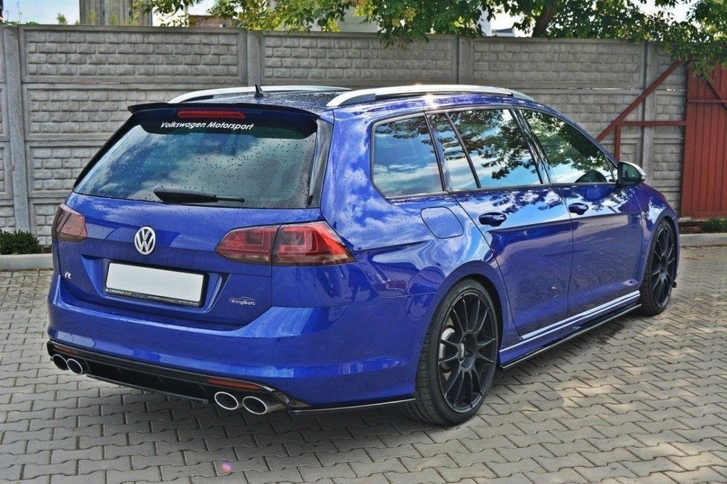 Maxton Design Rear Splitter VW GOLF MK7 R ESTATE (without a vertical bar)