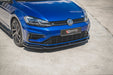 Maxton Design Front Splitter V.9 VW Golf 7 R / R-Line Facelift