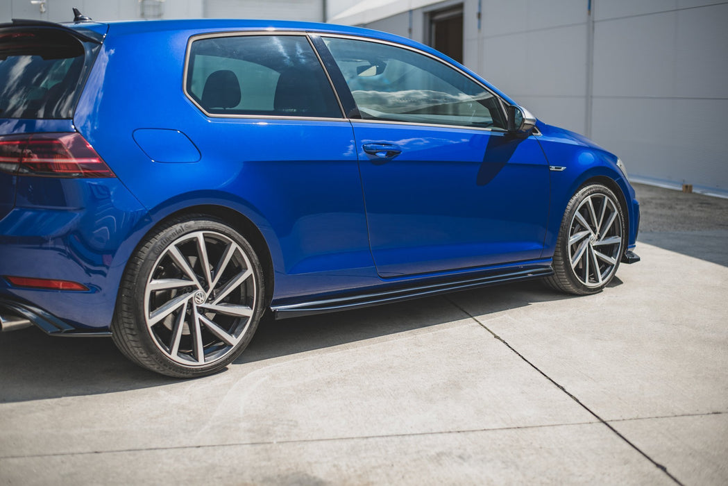 Maxton Design Side Skirts Diffusers V.4 VW Golf 7 R / R-Line Facelift