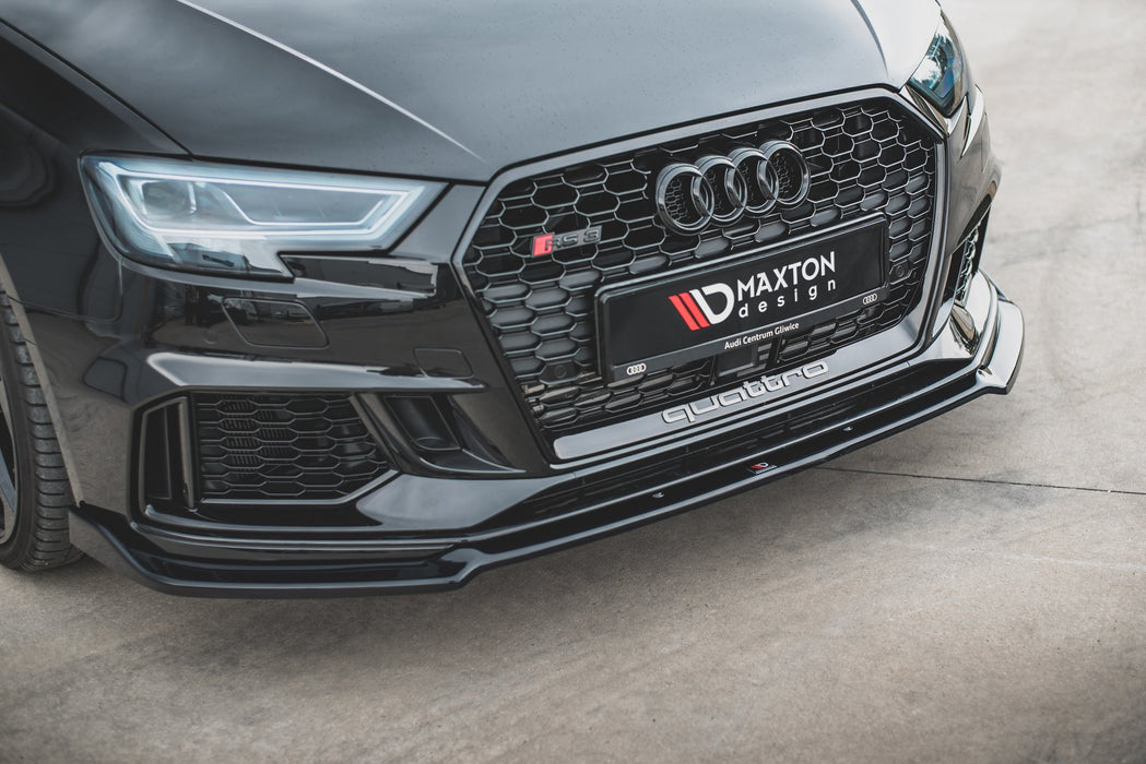 Maxton Design Front Splitter V.3 Audi RS3 8V FL Sportback