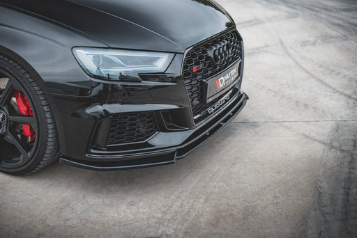 Maxton Design Front Splitter V.4 Audi RS3 8V FL Sportback