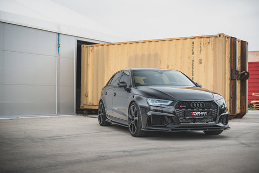 Maxton Design Side Skirts Diffusers V.2 Audi RS3 8V Sportback Facelift