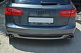 Maxton Design REAR SIDE SPLITTERS AUDI A6 C7 S-LINE AVANT