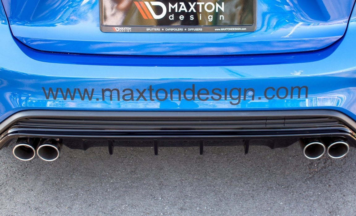 Maxton Design Rear Valance with Exhaust Ford Focus MK4 St-line