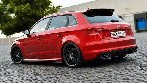 Maxton Design Rear Side Splitters Audi S3 / A3 S-Line 8V Hatchback / Sportback