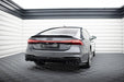 Maxton Design Rear Valance + Exhaust Ends Imitation Audi A7 S-Line C8 / S7 C8 / C8 Facelift / S7 Facelift