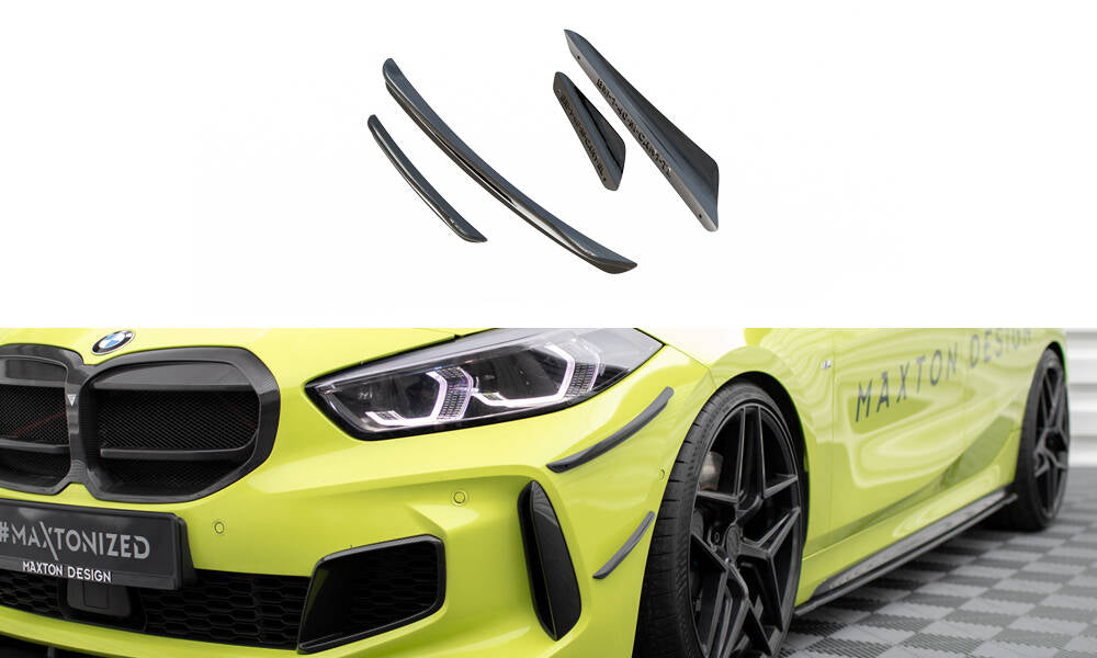 Maxton Design Front Bumper Wings (Canards) BMW 1 F40 M-Pack / M135i