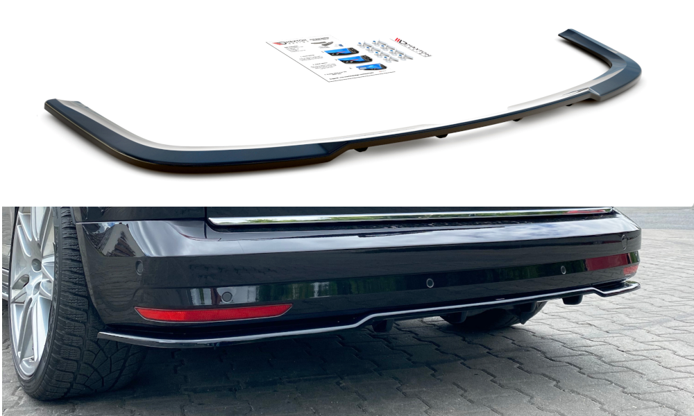 Maxton Design Rear Splitter (with vertical bars) Volkswagen Caddy Mk. 4