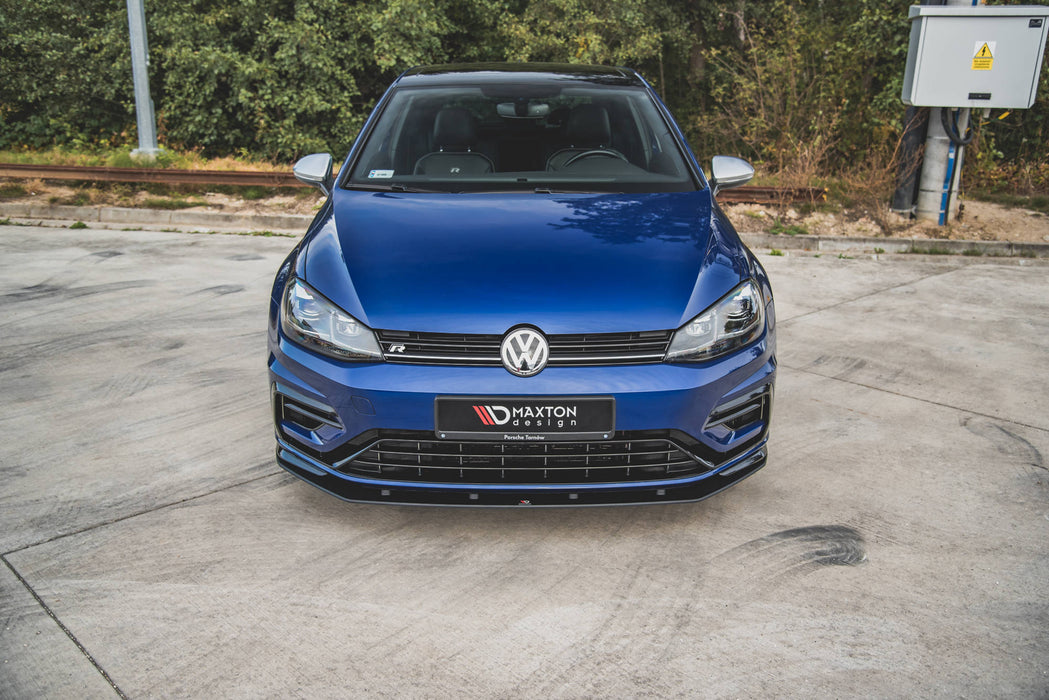 Maxton Design Racing Durability Front Splitter VW Golf 7 R / R-Line Facelift