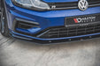 Maxton Design Racing Durability Front Splitter VW Golf 7 R / R-Line Facelift