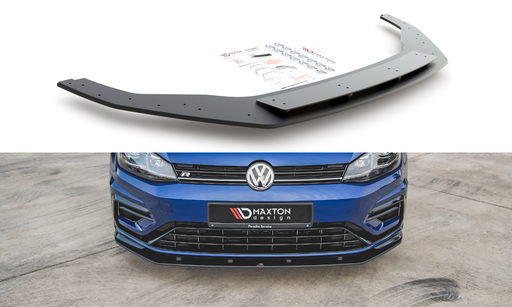 Maxton Design Racing Durability Front Splitter VW Golf 7 R / R-Line Facelift