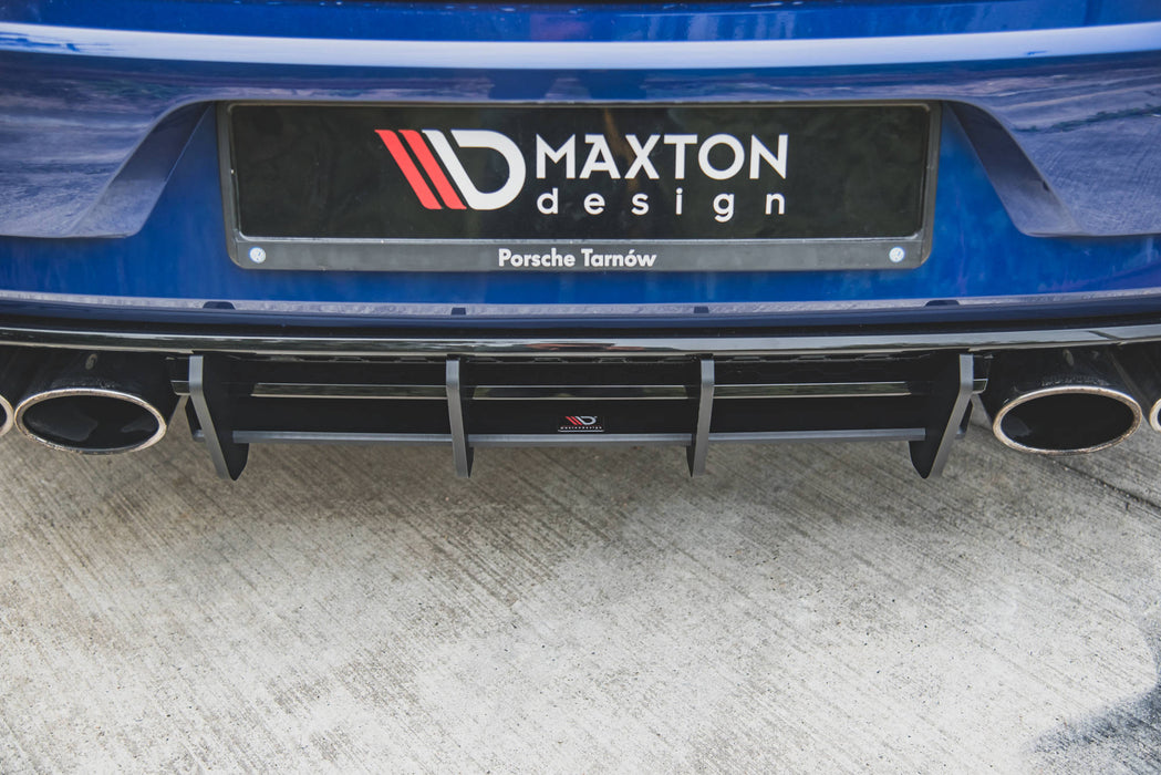 Maxton Design Racing Durability Rear Diffuser VW Golf 7 R Facelift