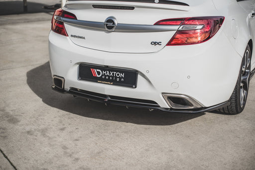 Maxton Design Rear Splitter (with vertical bars) Opel Insignia Mk. 1 OPC Facelift