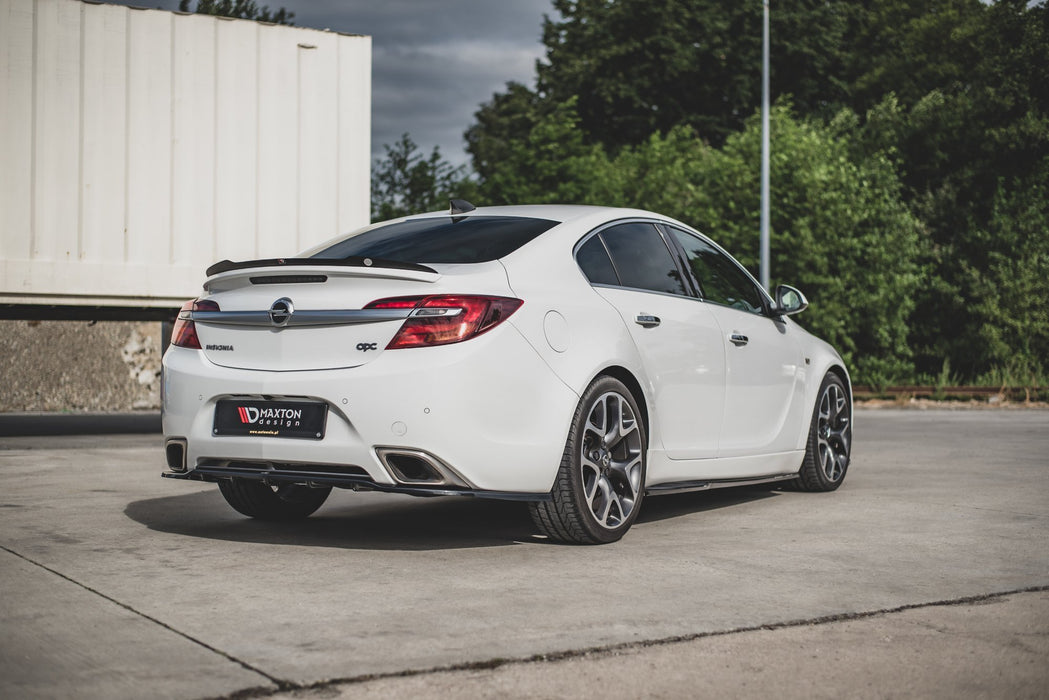 Maxton Design Rear Splitter (with vertical bars) Opel Insignia Mk. 1 OPC Facelift