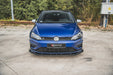 Maxton Design Racing Durability Front Splitter + Flaps VW Golf 7 R / R-Line Facelift