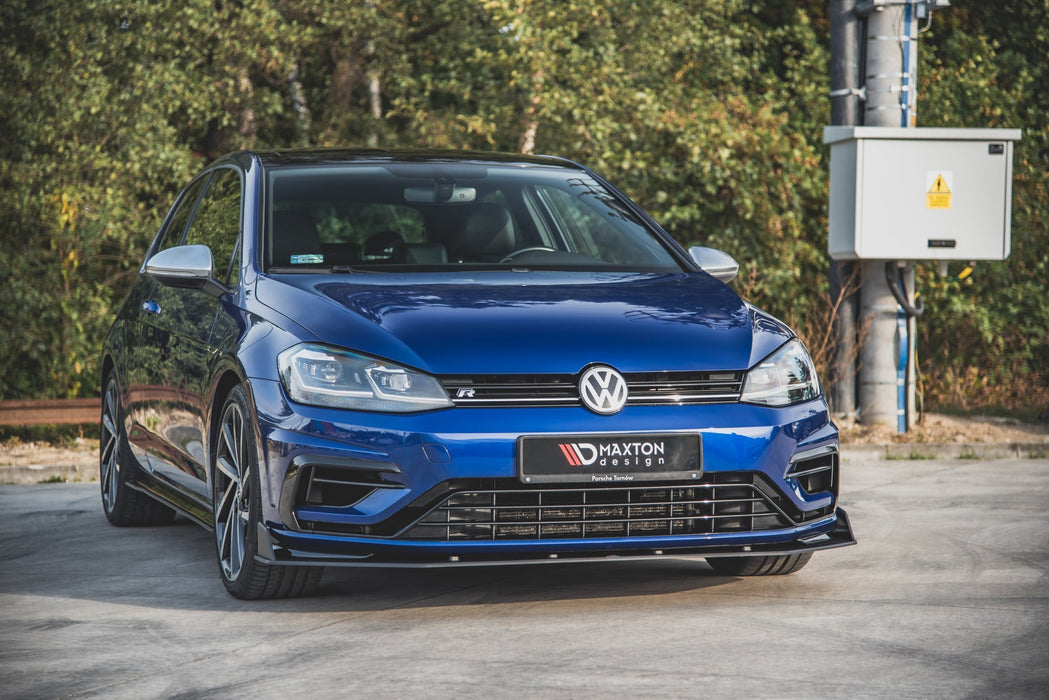 Maxton Design Racing Durability Front Splitter V.2 VW Golf 7 R / R-Line Facelift