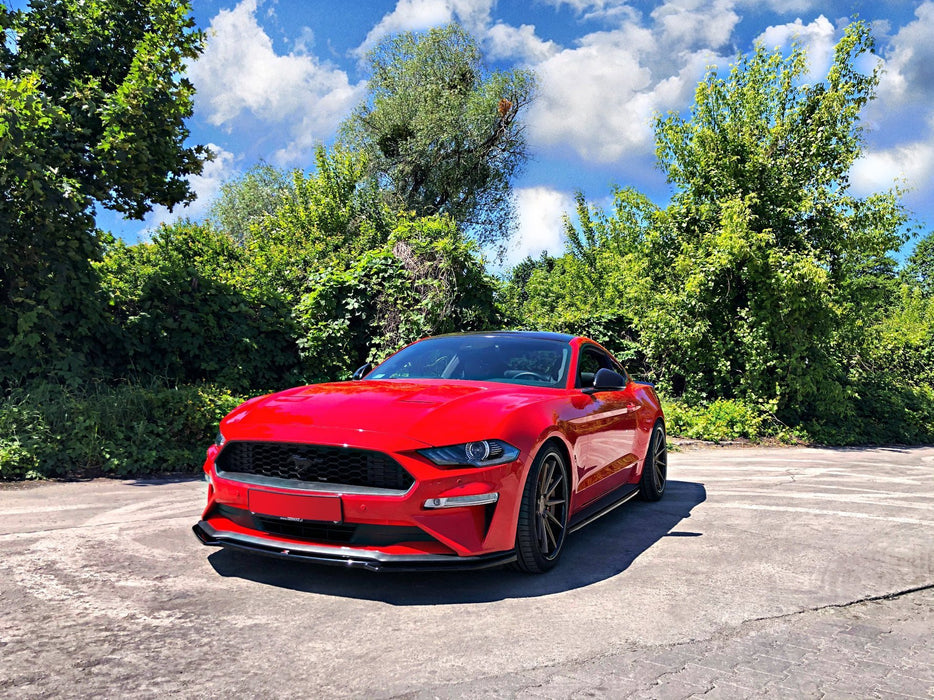 Maxton Design Front Splitter V.2 Ford Mustang Mk. 6 Facelift